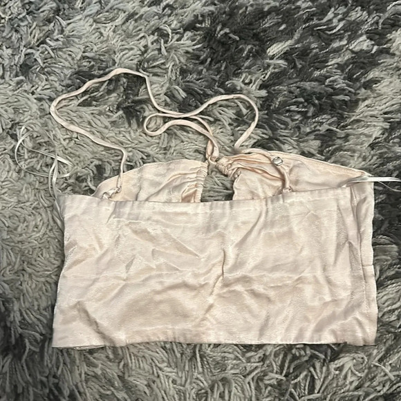 Pale Pink Zara Crop Top - Picture 2 of 4